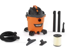 Load image into Gallery viewer, RIDGID 12 Gal. 5.0-Peak HP NXT Wet/Dry Shop Vacuum with Filter, Hose and Accessories
