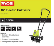 Load image into Gallery viewer, RYOBI 16 in. 13.5 Amp Corded Cultivator
