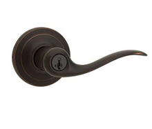 Load image into Gallery viewer, Kwikset Tustin Entry Door Lever featuring SmartKey Security
