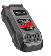 Load image into Gallery viewer, Vector 500-Watt Portable Car Power Inverter with Dual USB Ports
