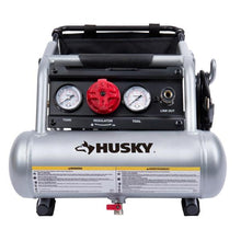 Load image into Gallery viewer, Husky 1 Gal. Portable Electric-Powered Silent Air Compressor
