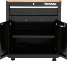 Load image into Gallery viewer, Husky Ready-to-Assemble 24-Gauge Steel 1-Drawer 2-Door Garage Base Cabinet in Black (28 in. W x 33 in. H x 18 in. D)

