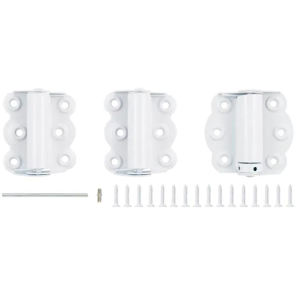 Wright Products 2-3/4 in. White Self-Closing Adjustable Hinge