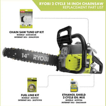 Load image into Gallery viewer, RYOBI 14 in. 37cc 2-Cycle Gas Chainsaw
