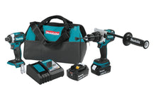 Load image into Gallery viewer, Makita 18-Volt LXT Lithium-ion Brushless Cordless 2-piece Combo Kit (Hammer Drill/ Impact Driver) 5.0Ah
