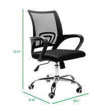Load image into Gallery viewer, Ergonomic Rolling Office Chair, Breathable Mesh, Adjustable Lumbar Support
