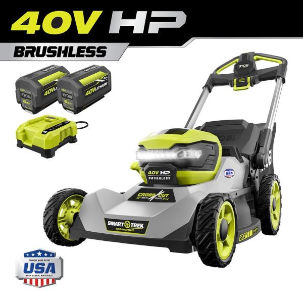 40V HP Brushless 21 in. Cordless Battery Walk Behind Dual-Blade Sel